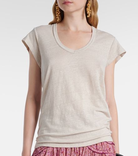 Marant Etoile Camiseta de lino - Marant Etoile - Modalova