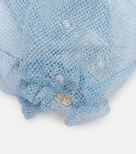 Valentino VLogo mesh gloves - Valentino - Modalova