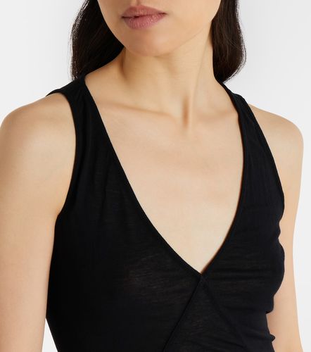 Abito lungo V Tank in jersey - Rick Owens - Modalova