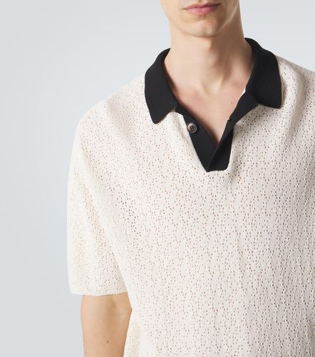 Polo de croché en mezcla de algodón - Commas - Modalova