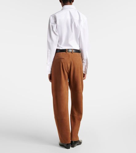 Rohe Suede barrel-leg pants - Rohe - Modalova
