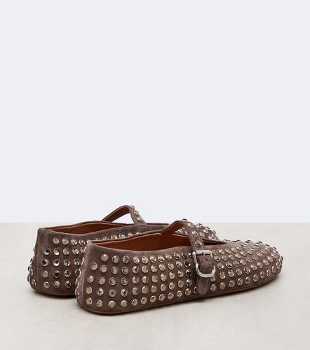 Alaïa Bailarinas Mary Jane de ante adornadas - Alaia - Modalova