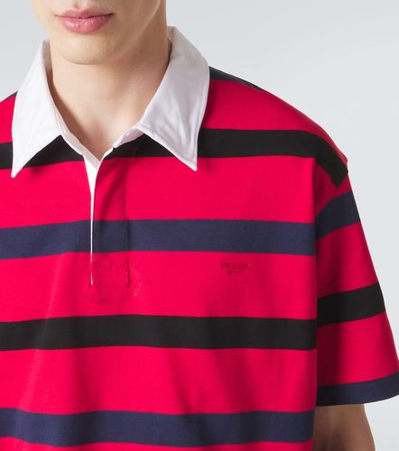 Polo oversized de algodón a rayas - Prada - Modalova