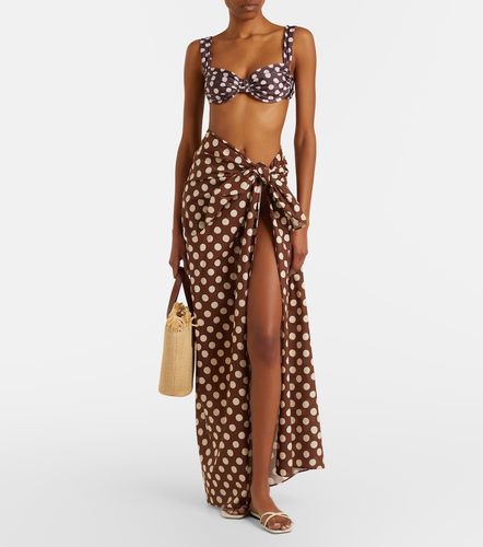 Sol gathered polka-dot bikini top - Faithfull - Modalova