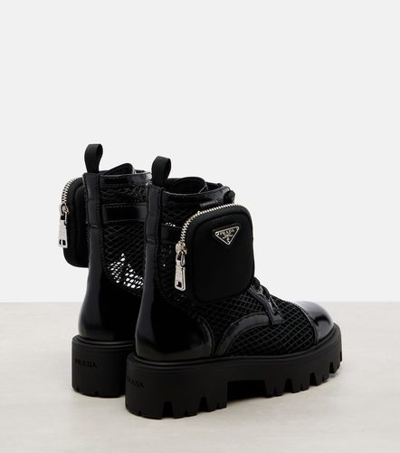Prada Anfibi in mesh con pelle - Prada - Modalova