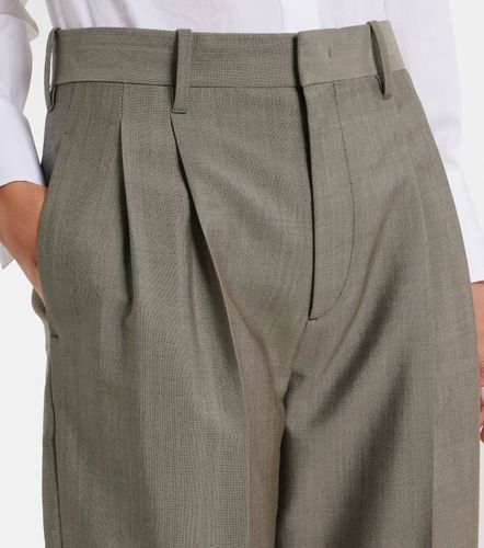 Pantaloni regular in lana e mohair - Victoria Beckham - Modalova