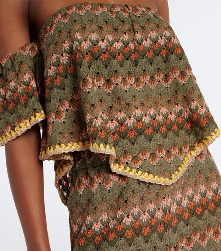 Sand Dollar embroidered cotton-blend top - La DoubleJ - Modalova