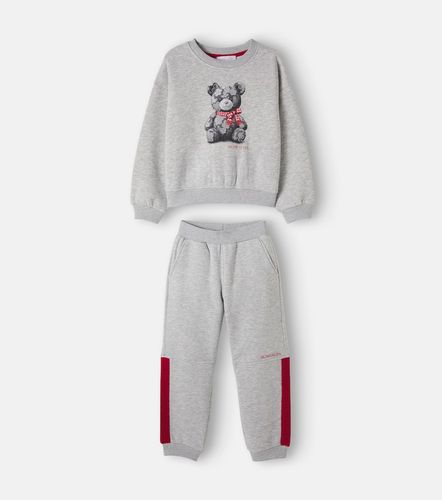 Sudadera y pantalones en mezcla de algodón - Monnalisa - Modalova