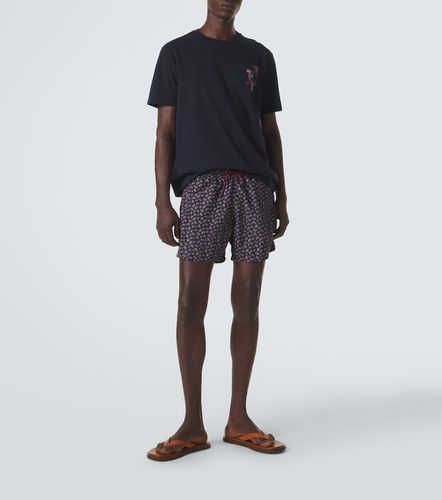 T-shirt in jersey di cotone con stampa - Etro - Modalova