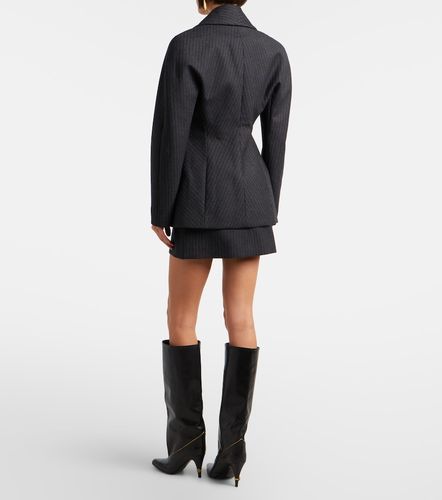 Versace Virgin wool twill miniskirt - Versace - Modalova