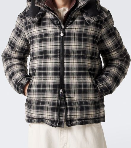 Airor checked cotton flannel down jacket - Moncler - Modalova