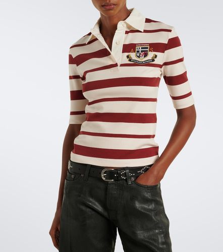Polo in misto cotone a righe - Acne Studios - Modalova