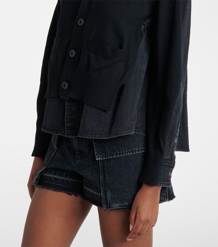 Sacai Cardigan in misto cotone - Sacai - Modalova