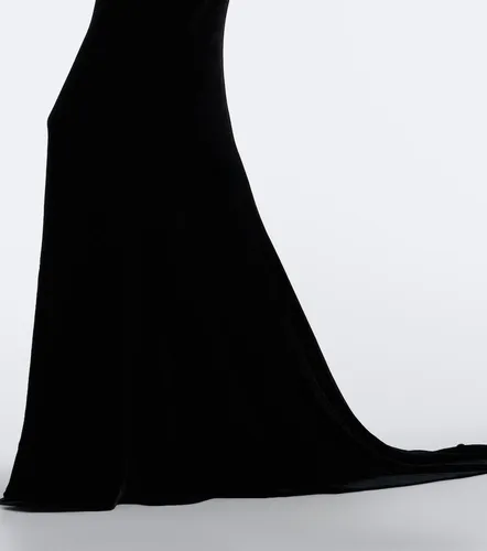 Stella McCartney Draped velvet gown - Stella McCartney - Modalova