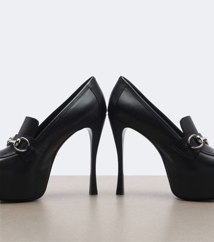 Fame Horsebit leather platform pumps - Gucci - Modalova