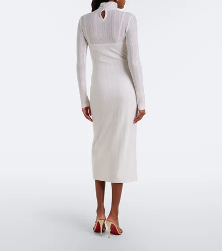 Zigzag knitted turtleneck midi dress - Missoni - Modalova