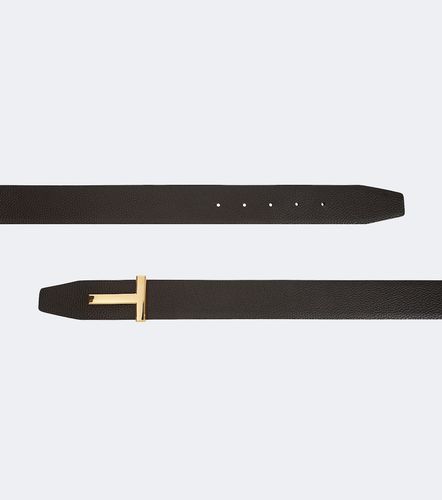 Cinturón reversible T Icon de piel - Tom Ford - Modalova