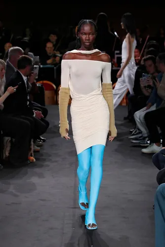 Deconstructed jersey maxi dress - MM6 Maison Margiela - Modalova