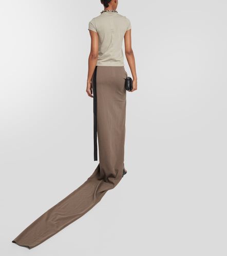 Camiseta de algodón con aberturas - Rick Owens - Modalova