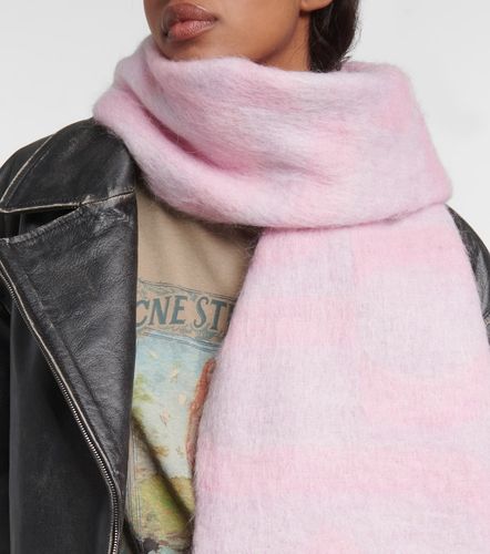 Acne Studios Logo wool-blend scarf - Acne Studios - Modalova