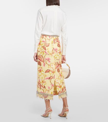 Gonna midi Matchmaker in lino - Zimmermann - Modalova