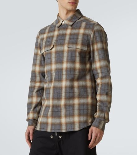 Camisa de algodón a cuadros - Rick Owens - Modalova