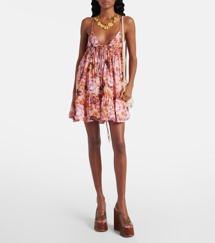 Chloe Floral silk minidress - Chloe - Modalova