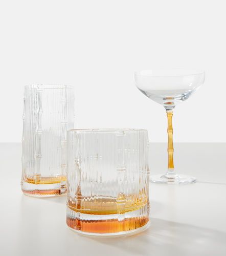 Set de 2 vasos Bamboo de cristal - La DoubleJ - Modalova