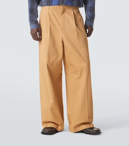 Pantalones anchos de gabardina de algodón - Loewe - Modalova