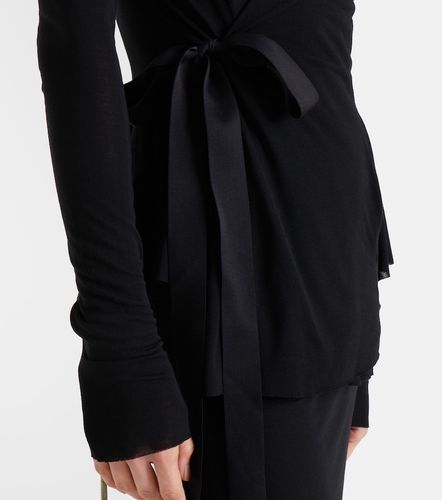 Cárdigan envolvente con lazo - Rick Owens - Modalova