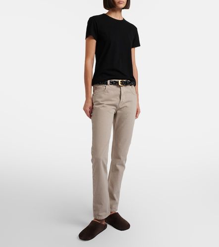 T-shirt Jovita in cotone, cashmere e seta - The Row - Modalova