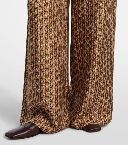 Clarino printed silk twill palazzo pants - Max Mara - Modalova