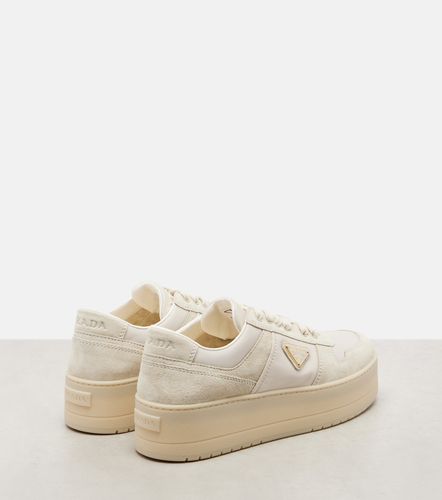 Downtown Bold Re-Nylon and suede sneakers - Prada - Modalova