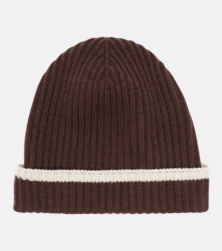 Gorro acanalado de cachemir con cuentas Monili - Brunello Cucinelli - Modalova
