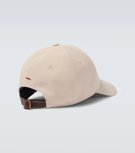 Logo cotton canvas baseball cap - Brunello Cucinelli - Modalova