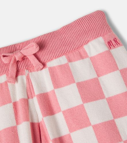 Pantalones de punto de algodón a cuadros - Mini Rodini - Modalova