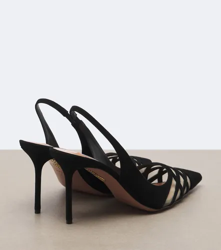 Perfect Match suede slingback pumps - Aquazzura - Modalova