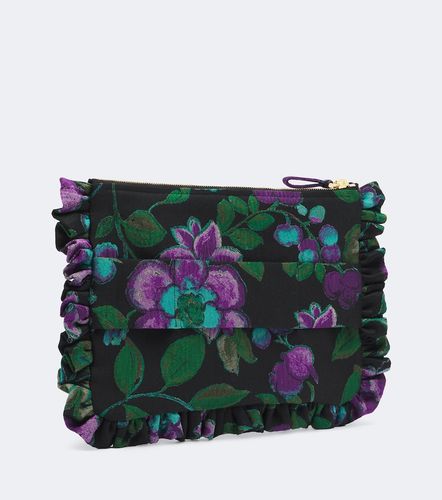 Bustina in jacquard floreale - La DoubleJ - Modalova