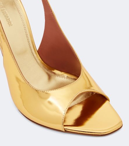 Slingback-Sandalen Alexa aus Metallic-Leder - Amina Muaddi - Modalova