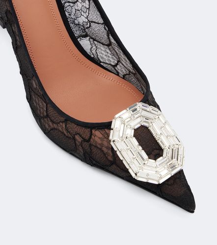 Amina Muaddi Pumps Camelia in pizzo - Amina Muaddi - Modalova