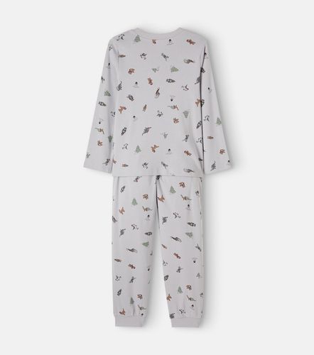 Pijama Milan de algodón estampado - Wheat - Modalova