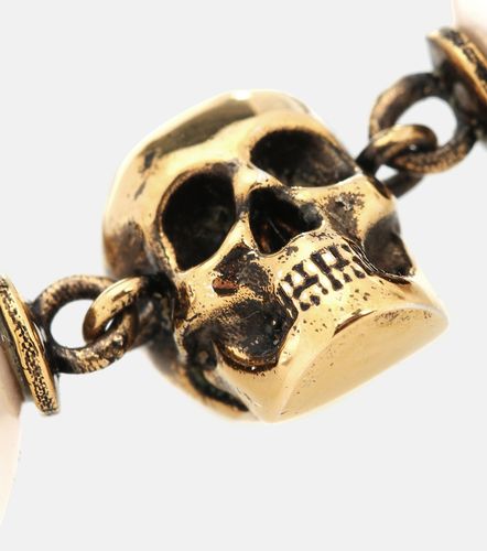 Pulsera de cadena con perlas sintéticas - McQueen - Modalova
