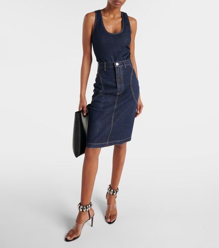 Alaia Denim pencil skirt - Alaia - Modalova