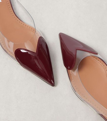 Le Cour patent leather and PU slingback flats - Alaia - Modalova