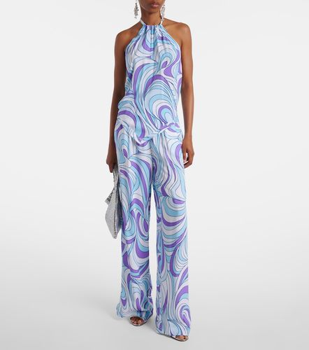 Raya printed halterneck top - Melissa Odabash - Modalova