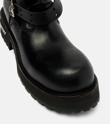 Venom leather combat boots - Balenciaga - Modalova