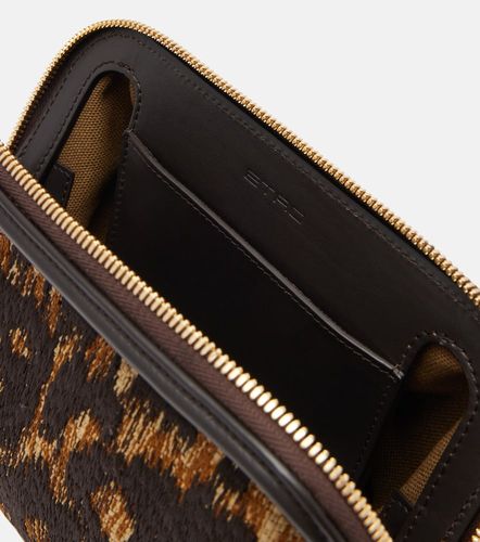 Borsa a tracolla Doc con pelle effetto rafia - Etro - Modalova