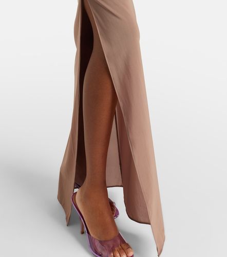 Semi-sheer strapless gown - Alex Perry - Modalova