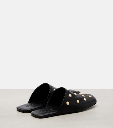 Chloé Mules Rita de piel con tachuelas - Chloe - Modalova