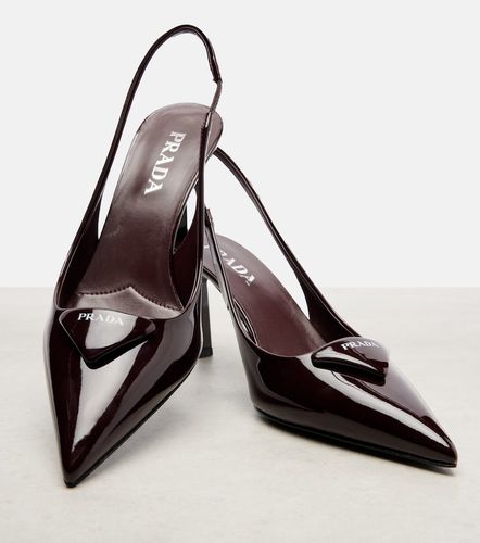 Prada Slingback-Pumps aus Lackleder - Prada - Modalova